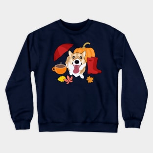 Fall Essentials Corgi Crewneck Sweatshirt